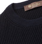 Loro Piana - Ribbed Cashmere Sweater - Men - Navy