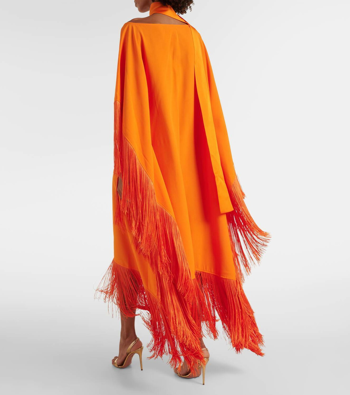 Taller Marmo Tevere scarf-detail crêpe cady kaftan