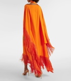 Taller Marmo Tevere scarf-detail crêpe cady kaftan