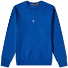 Polo Ralph Lauren Men's Centre Logo Crew Sweat in Sapphire Star