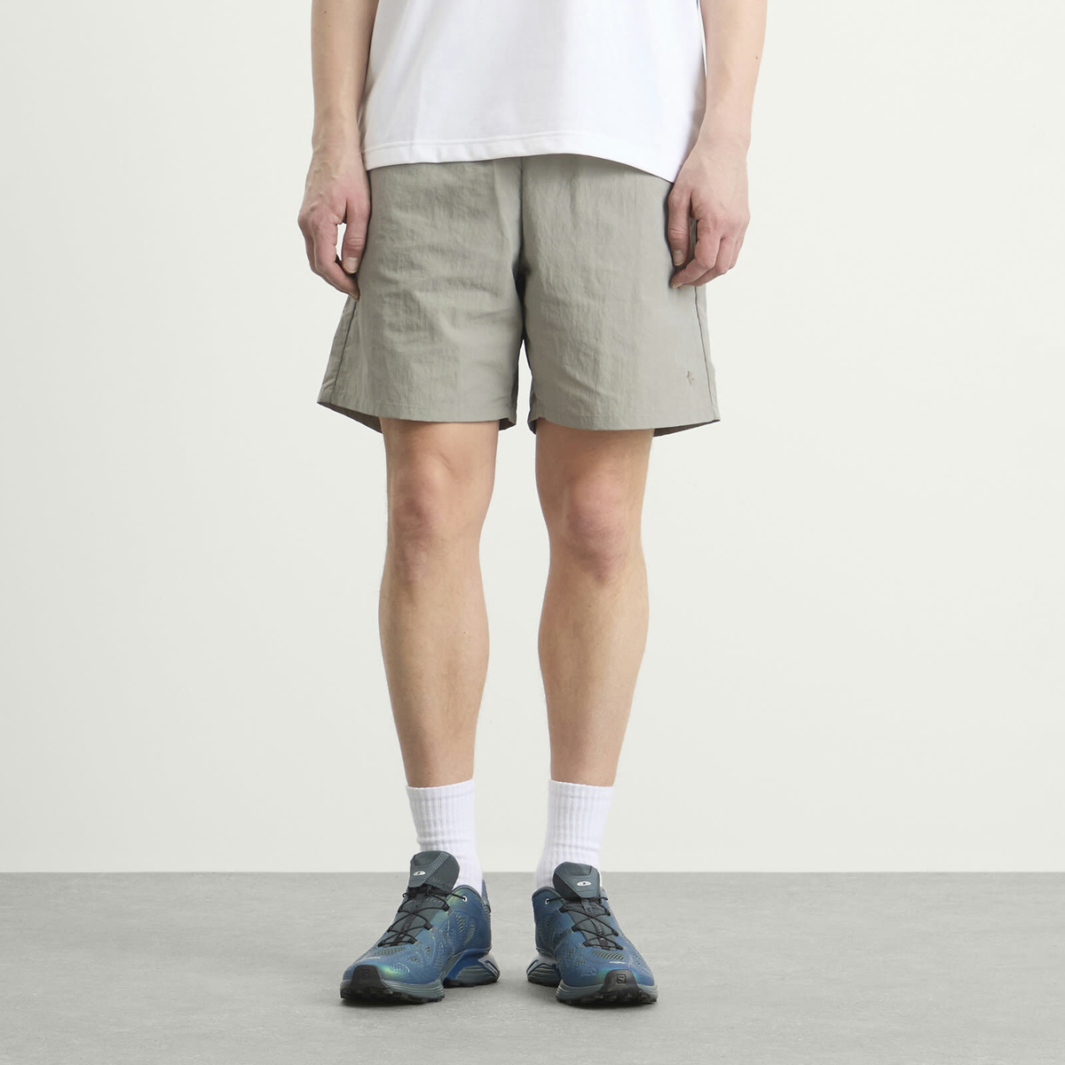 Goldwin Men's Nylon Shorts in Arid Beige