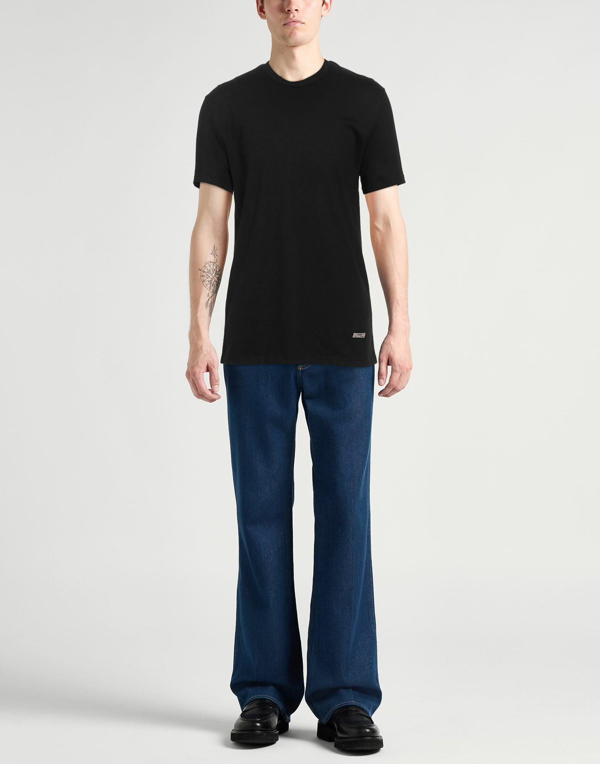 Jil Sander Mens T-shirt in Black