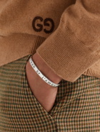 GUCCI - Engraved Sterling Silver Cuff - Silver