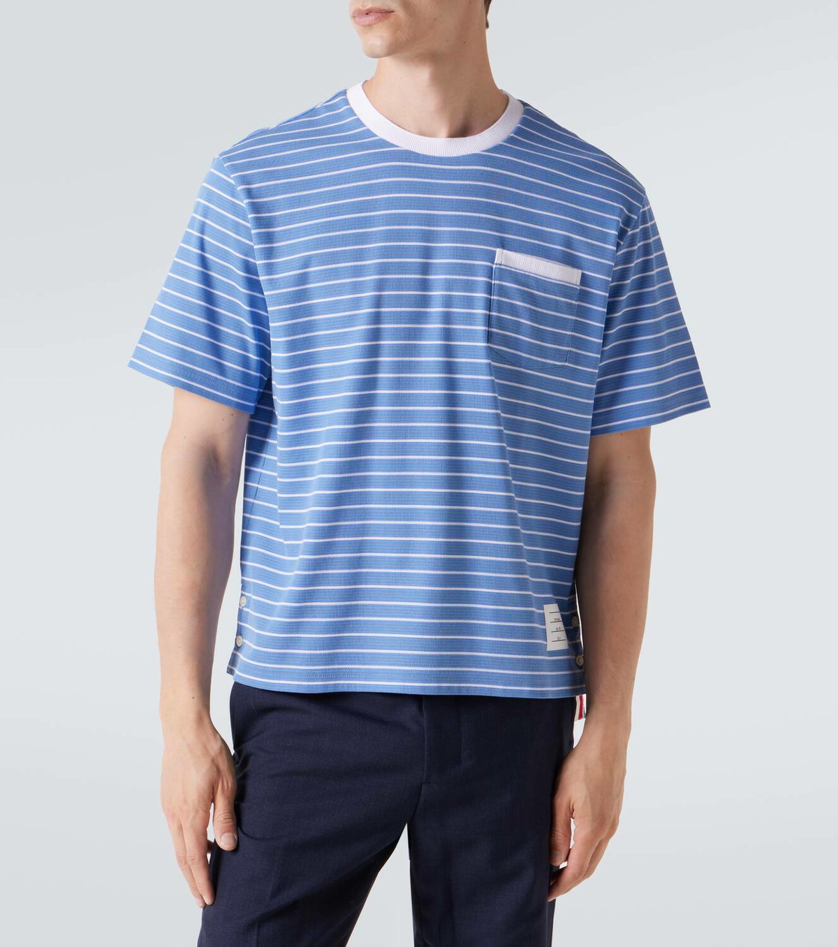 Thom Browne Milano striped cotton jersey T-shirt Thom Browne