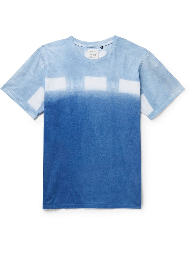 Photo: 11.11/eleven eleven - Organic Cotton-Jersey T-Shirt - Blue