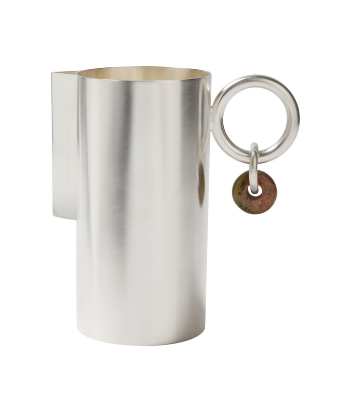 Photo: Natalia Criado Embellished silver-plated pitcher