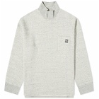 Loewe Men's High Neck Anagram Sweater in Grey Melange