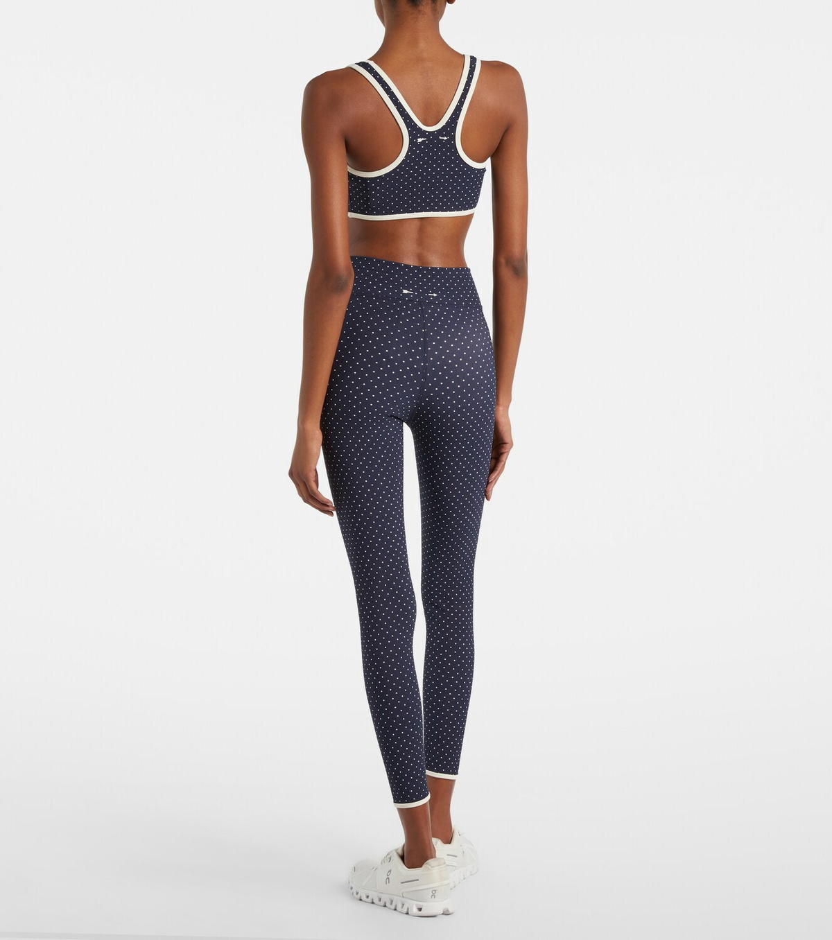 The Upside Spellbound Jade polka-dot sports bra