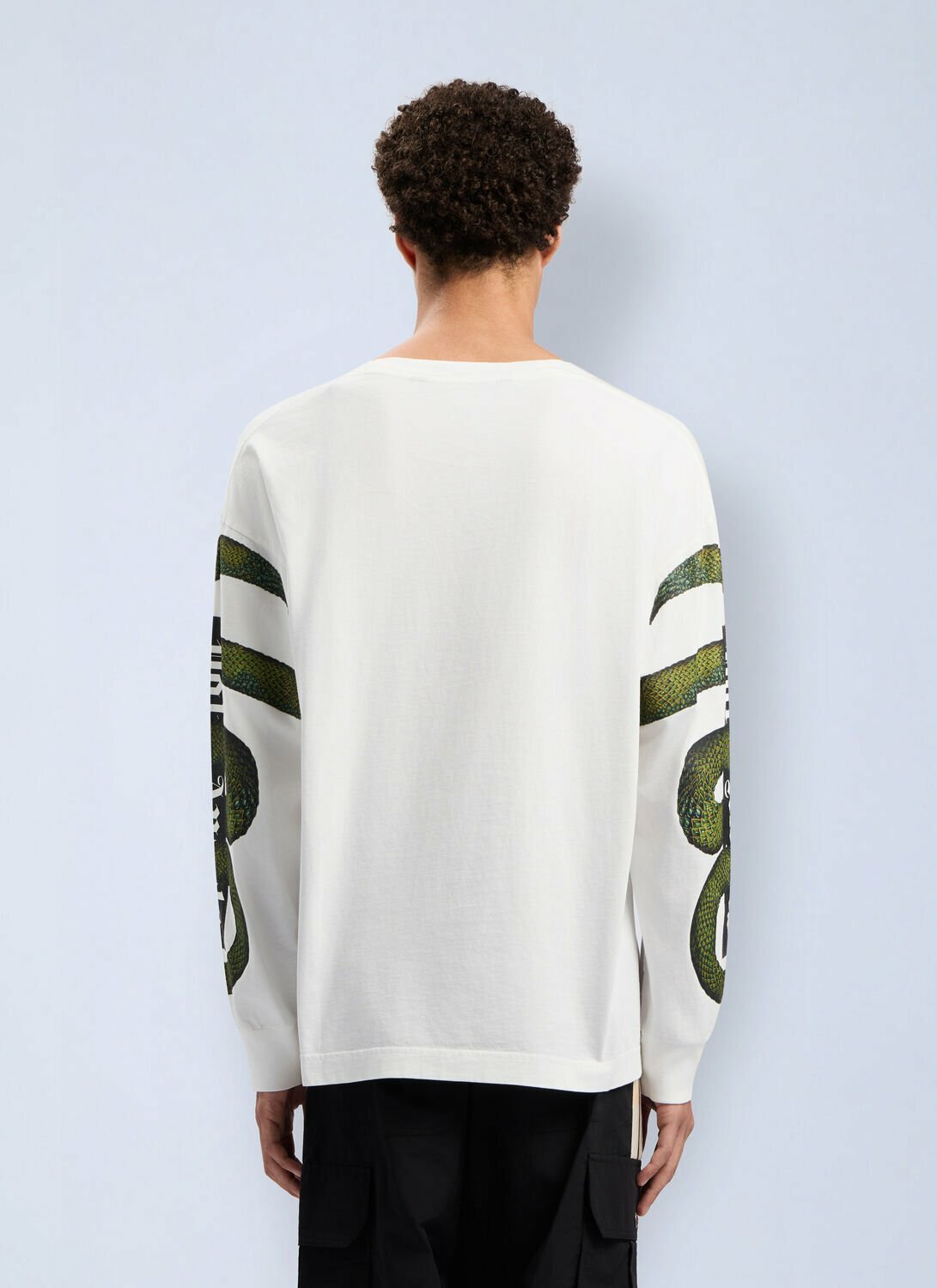 Palm Angels Snake Box Logo Long Sleeve T-Shirt