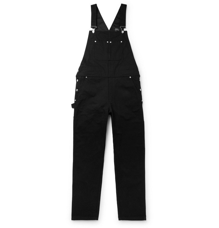 Photo: A.P.C. - South Denim Dungarees - Men - Black