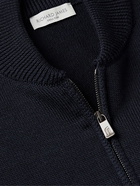 Richard James - Merino Wool Zip-Up Cardigan - Blue