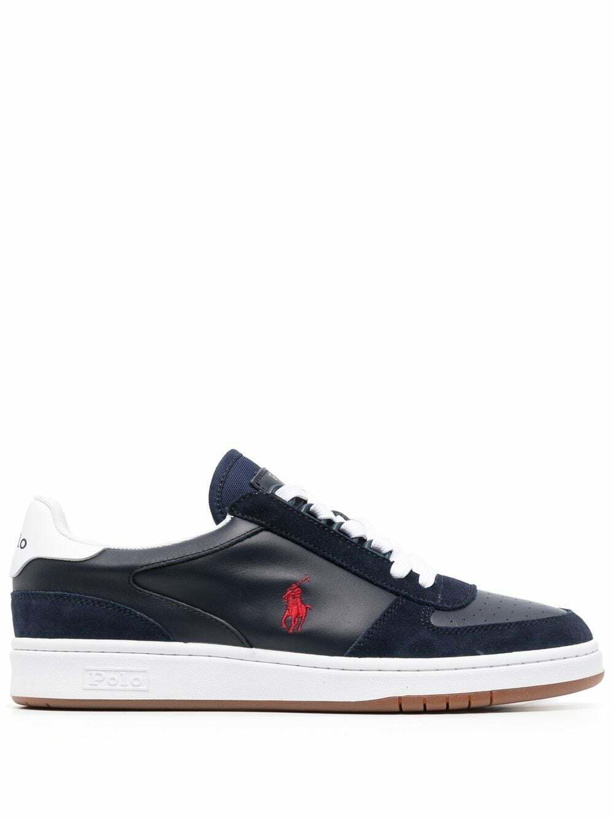 Photo: POLO RALPH LAUREN - Sneakers In Logoed Leather