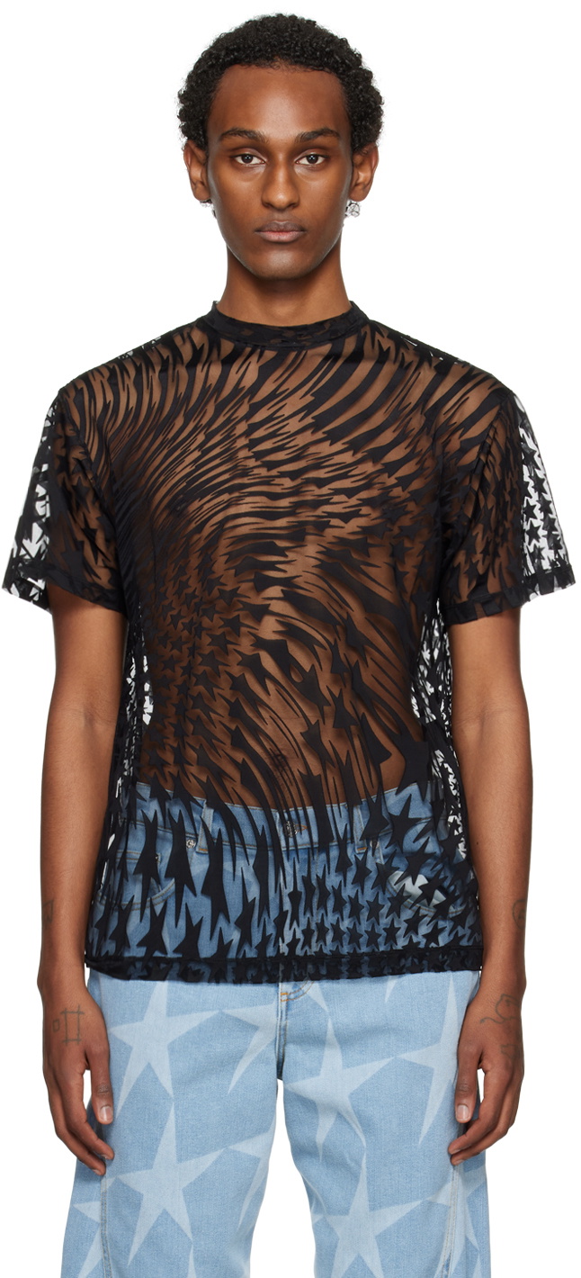 Mugler Black Star T-Shirt Mugler