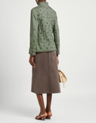 Ermanno Scervino Womens Jacket Military in Green