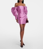 Solace London Freja satin minidress