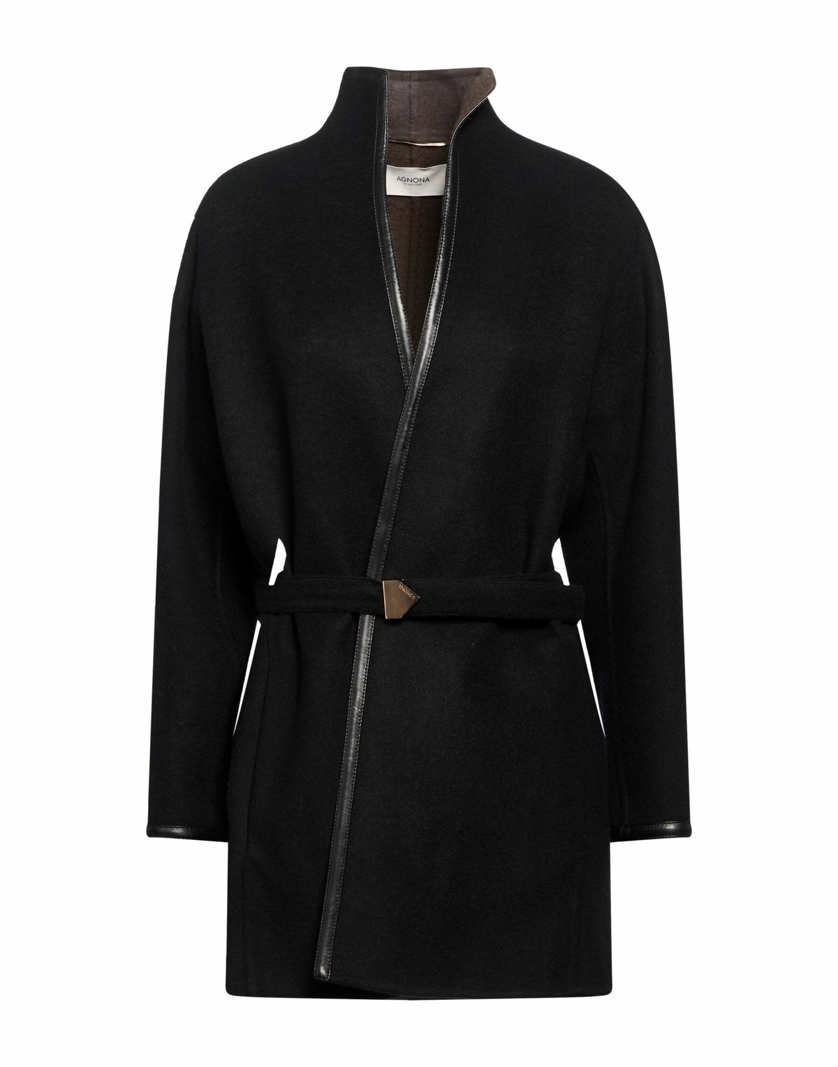 Agnona Womens Coat in Black