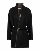 Agnona Womens Coat in Black