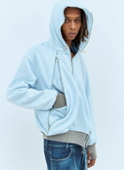 Charlie Constantinou Zip Hybrid Hooded Sweatshirt