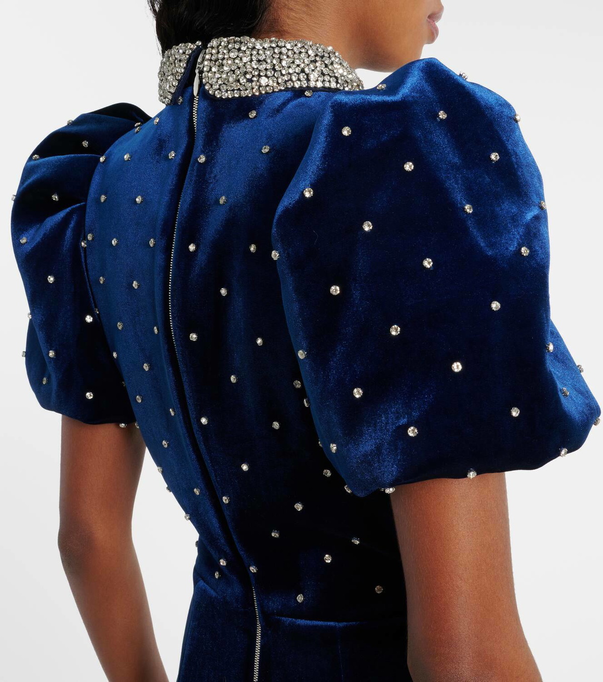 新作【Rebecca Vallance】Vivicia embellished velvet minidress Rebecca Vallance Vivicia embellished velvet minidress
