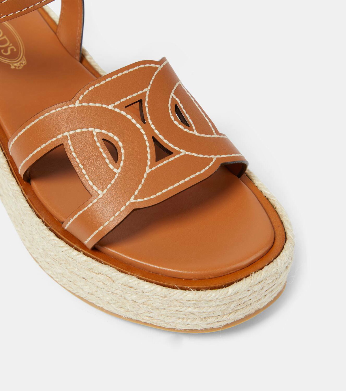Tod's Leather espadrille sandals