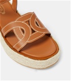 Tod's Leather espadrille sandals