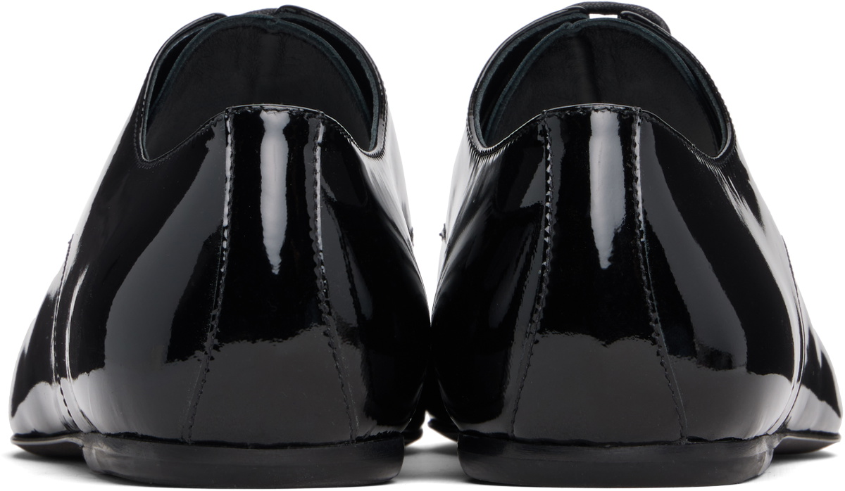 Dries Van Noten Black Square Toe Derbys