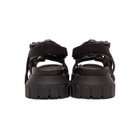 Rick Owens Black Hiking Sandals