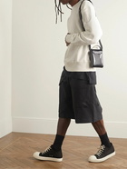 Y-3 - Oversized Logo-Appliquéd Organic Cotton-Jersey Sweatshirt - Neutrals