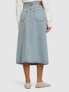 TOTEME Organic Cotton Denim Midi Skirt