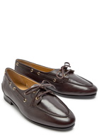 Bally Pathy Glossed Leather Loafers Brown