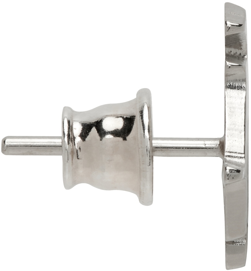 MISBHV Silver M Classic Earrings