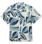 Desmond & Dempsey - Cuban Printed Linen Pyjama Shirt - Multi