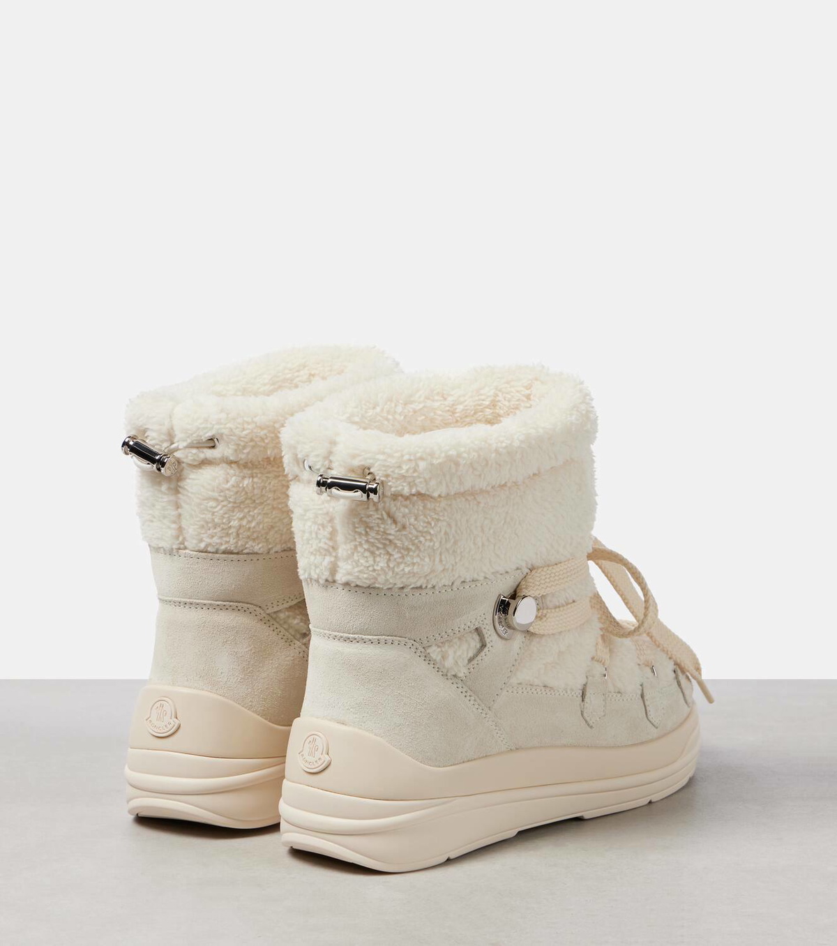 Moncler Insolux leather-trimmed snow boots Moncler