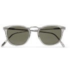 Oliver Peoples - Roone D-Frame Acetate and Silver-Tone Sunglasses - Silver