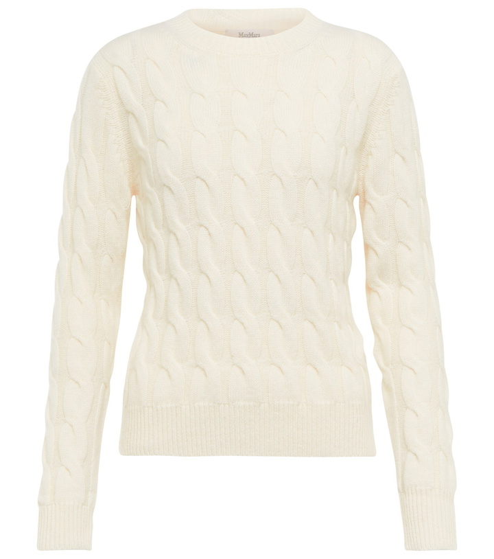 Photo: Max Mara - Epido cable-knit cashmere sweater