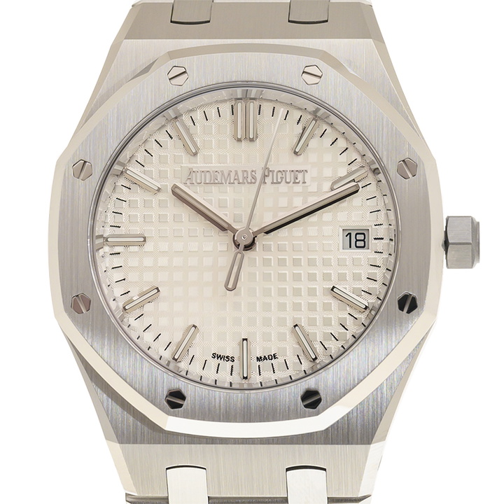 Photo: Audemars Piguet Royal Oak Automatic Silver Dial Unisex Watch 77450ST.OO.1361ST.02