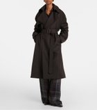 The Frankie Shop Dursley belted double-breasted trench coat