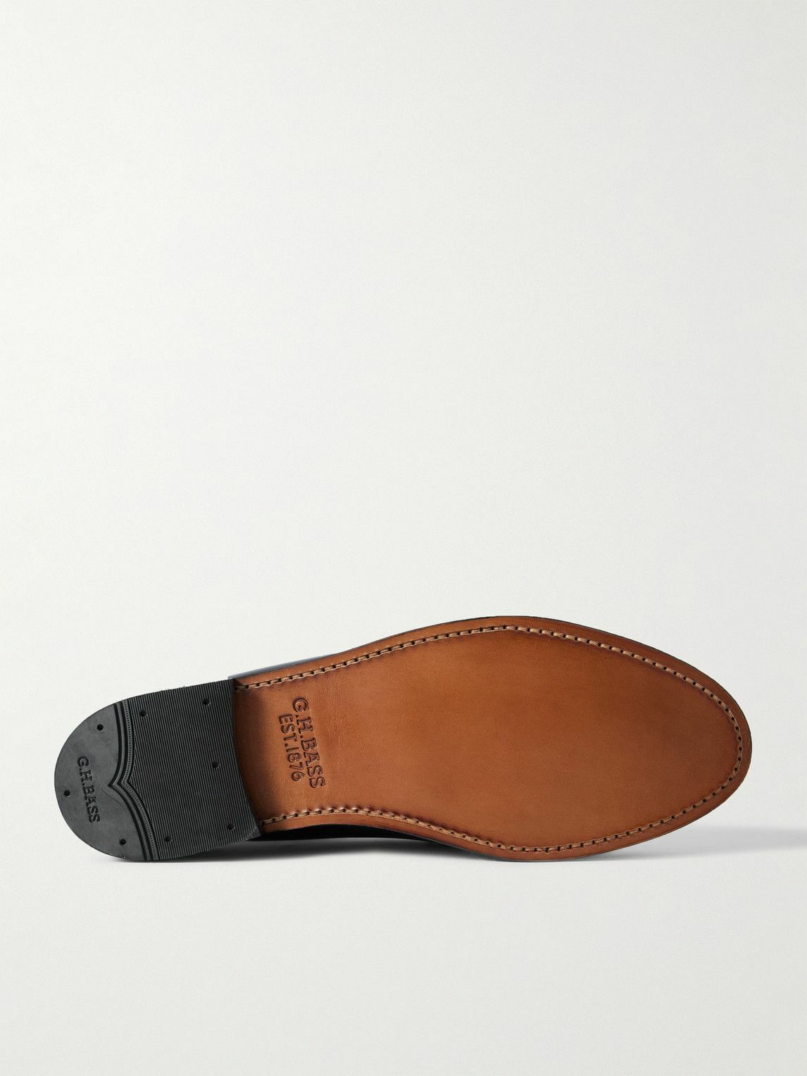 G.H. Bass & Co. - Weejun Cobra Venetian Leather Loafers - Black