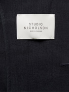 STUDIO NICHOLSON - Unstructured Woven Suit Jacket - Blue