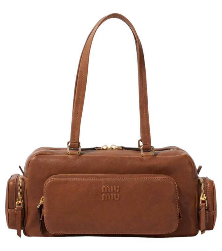 Photo: Miu Miu Pocket leather tote bag