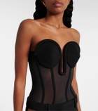 Jean Paul Gaultier Mesh corset bodysuit