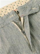 Massimo Alba - Winch2 Slim-Fit Striped Cotton-Blend Trousers - Neutrals