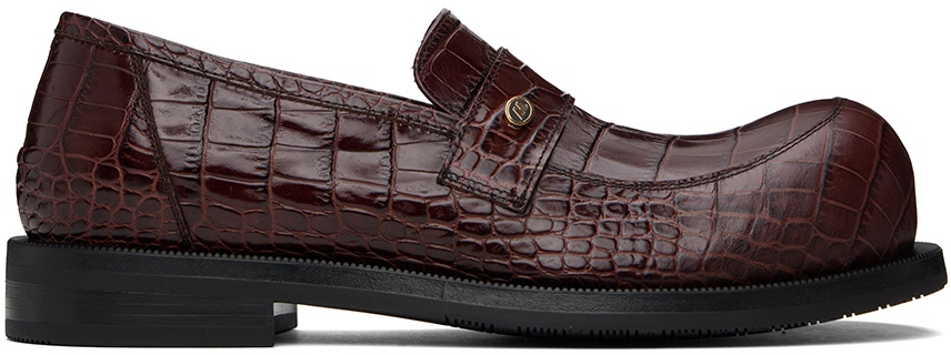Photo: Martine Rose Brown Bulb Toe Loafers
