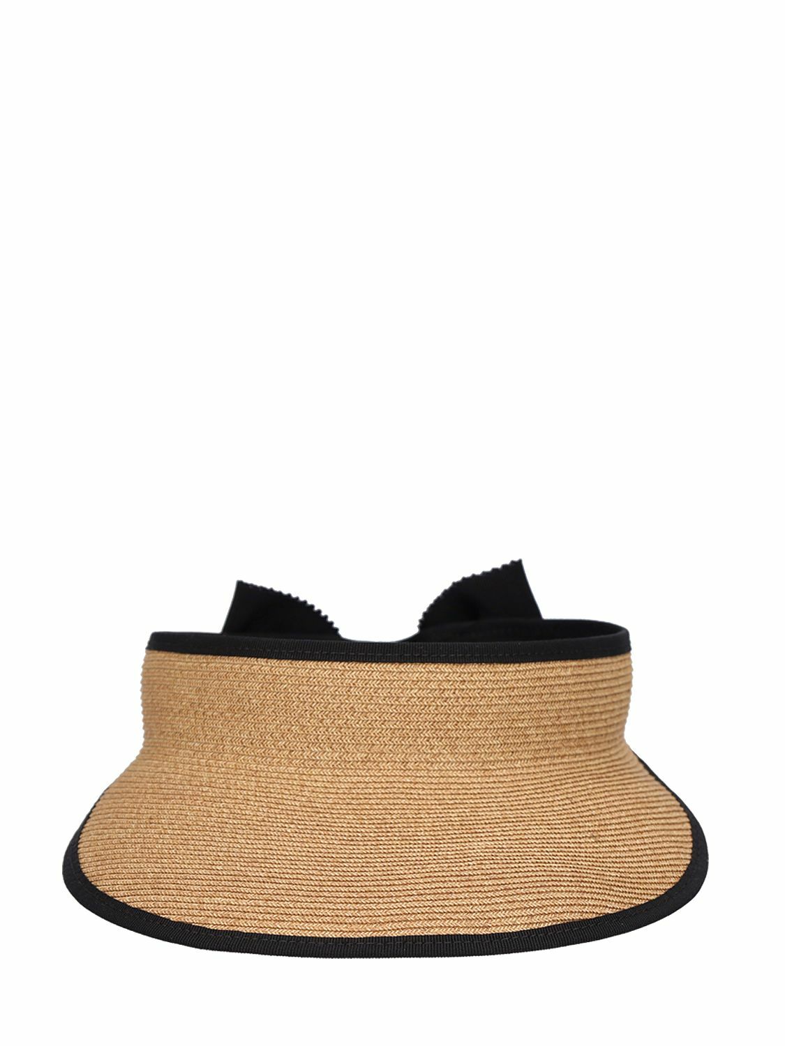 ROGER VIVIER - Broche Vivier Buckle Straw-effect Visor Roger