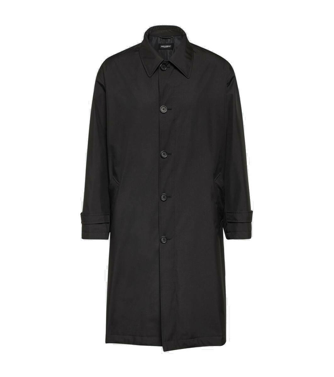 Photo: Dolce&Gabbana Single-breasted trench coat