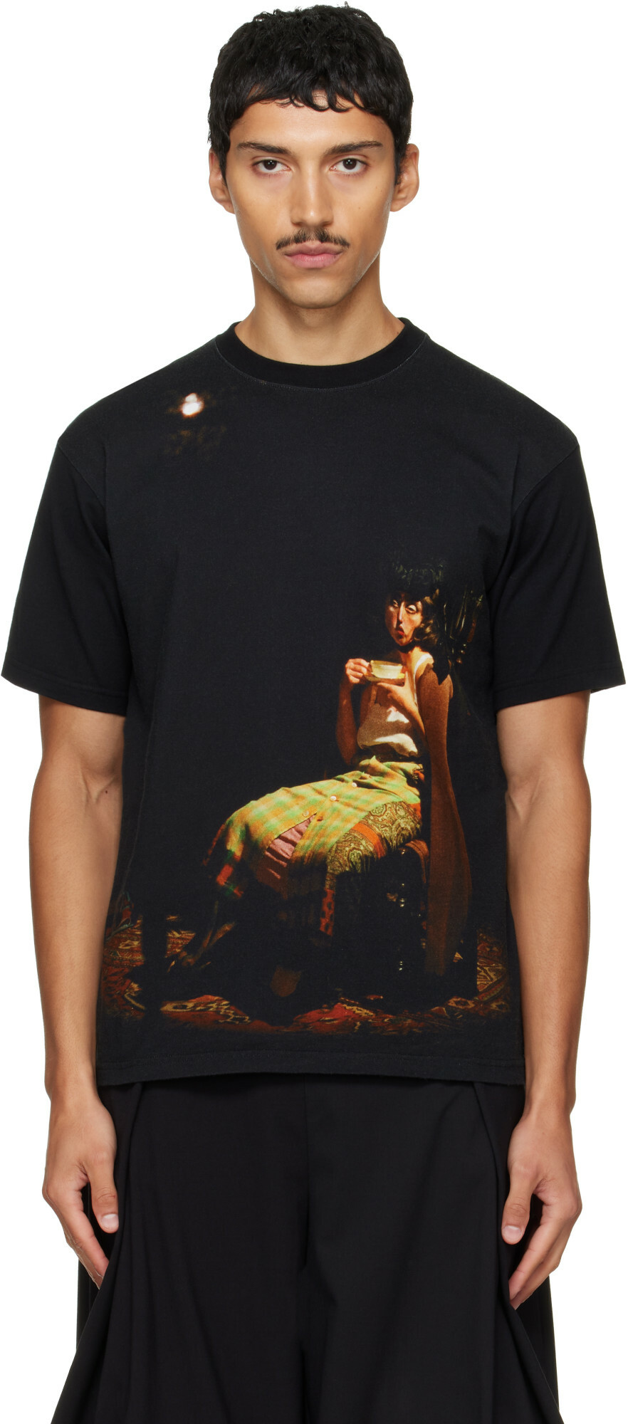 Undercover Men's Peace Sign T-Shirt in White Undercover