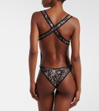 The Attico Leopard-print swimsuit