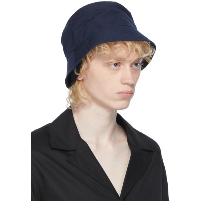 Visvim Navy Dome Flap Hat Visvim