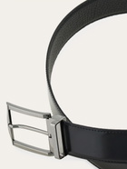 Ferragamo Mens Reversible and adjustable belt in Black