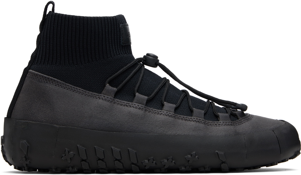 LEMAIRE Black Vibram Wrap On Sneakers Lemaire